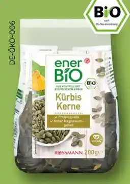 Rossmann enerBiO Kürbis Kerne Angebot