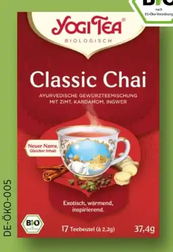 Rossmann Yogi Tea Bio-Tee Classic Angebot