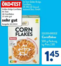 Aldi Süd GOLDEN BRIDGE Cornflakes Angebot