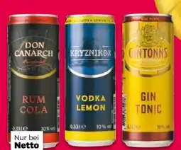 NETTO Don Canarch Rum & Cola Angebot