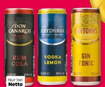 NETTO Don Canarch Rum & Cola Angebot