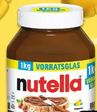 NETTO Ferrero Nutella Vorratsglas Angebot