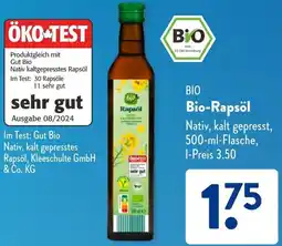 Aldi Süd Bio-Rapsöl Angebot