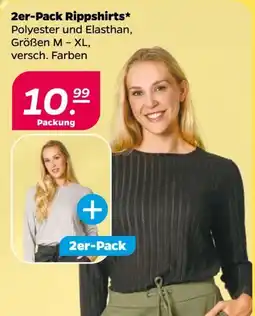 NETTO Damen-Rippshirts 2er-Pack Angebot