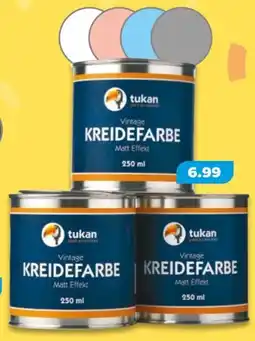 NETTO Tukan Kreidefarbe Vintage Angebot