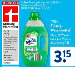 Aldi Süd TANDIL Flüssig Waschmittel Angebot