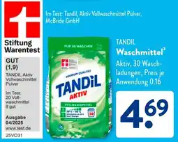 Aldi Süd TANDIL Waschmittel Angebot