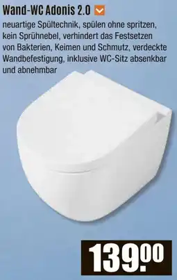 V Baumarkt Wand-WC Adonis 2.0 Angebot