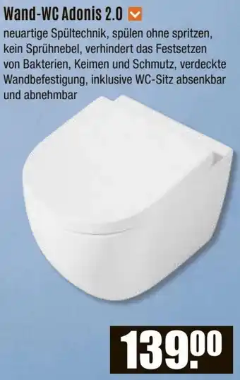 V Baumarkt Wand-WC Adonis 2.0 Angebot
