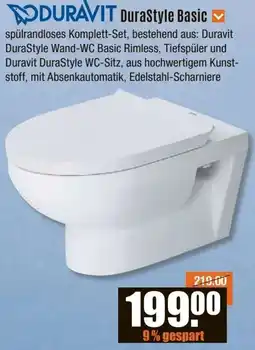 V Baumarkt DURAVIT DuraStyle Basic Angebot