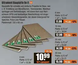 V Baumarkt Ultrament Bauplatte Do it Angebot