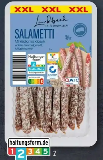 Aldi Süd Landbeck Salametti XXL Angebot