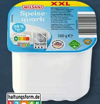 Aldi Süd Milsani Quark Creme Angebot