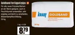 V Baumarkt KNAUF Goldband Fertigputzgips Angebot