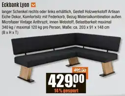 V Baumarkt Eckbank Lyon Angebot