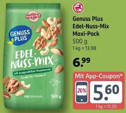 Rossmann Genuss Plus Edel-Nuss-Mix Maxi-Pack Angebot