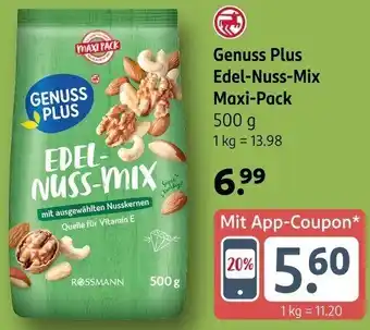 Rossmann Genuss Plus Edel-Nuss-Mix Maxi-Pack Angebot