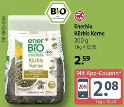 Rossmann Enerbio Kürbis Kerne Angebot