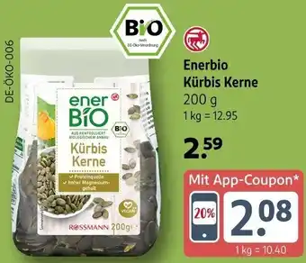 Rossmann Enerbio Kürbis Kerne Angebot