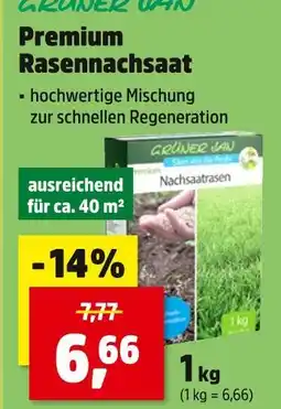 Thomas Philipps Grüner jan premium rasennachsaat Angebot