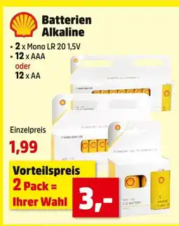 Thomas Philipps Shell batterien alkaline mono lr 20 Angebot