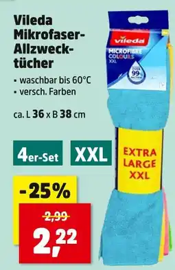 Thomas Philipps Vileda mikrofaser-allzwecktücher Angebot