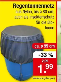 Zimmermann Regentonnennetz Angebot