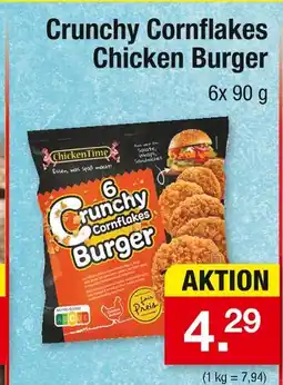 Zimmermann Chickentime crunchy cornflakes chicken burger Angebot