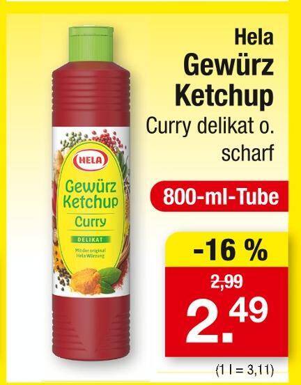 Hela Gewurzketchup Angebot