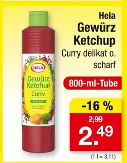 Zimmermann Hela gewürz ketchup curry Angebot