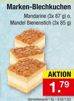 Zimmermann Marken-blechkuchen mandarine Angebot