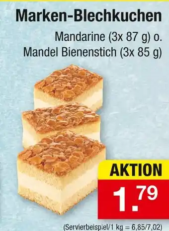 Zimmermann Marken-blechkuchen mandarine Angebot
