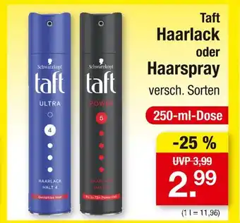 Zimmermann Schwarzkopf taft ultra haarlack Angebot