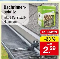 Zimmermann Dachrinnenschutz Angebot