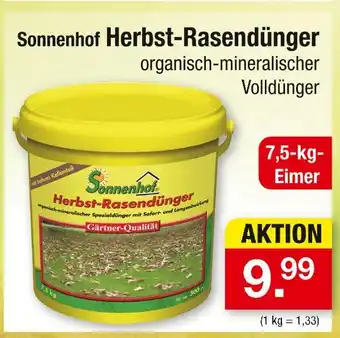 Zimmermann Sonnenhof herbst-rasendünger Angebot