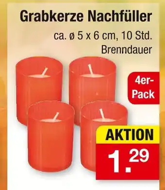 Zimmermann Grabkerze nachfüller Angebot