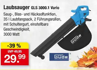 Zimmermann Güde laubsauger gls 3000.1 vario Angebot