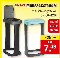 Zimmermann Rival müllsackständer Angebot