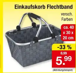 Zimmermann Einkaufskorb flechtband Angebot