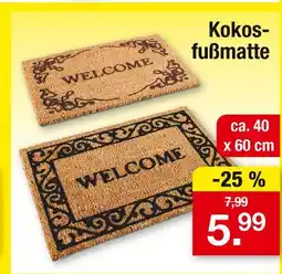 Zimmermann Kokosfußmatte Angebot