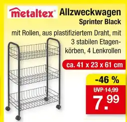 Zimmermann Metaltex allzweckwagen sprinter black Angebot