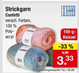 Zimmermann Happy hobby strickgarn confetti Angebot