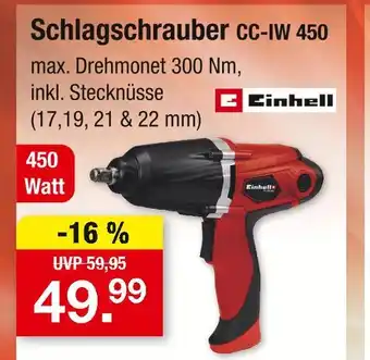 Zimmermann Einhell schlagschrauber cc-iw 450 Angebot