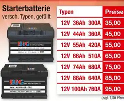 Zimmermann Big starterbatterie 12v 36ah 300a Angebot