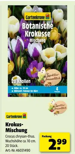 Hagebau Gartenkrone krokus-mischung Angebot