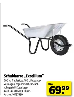 Hagebau Schubkarre excellium Angebot