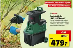 Hagebau Bosch gartenhäcksler axt 25 tc promo Angebot