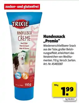 Hagebau Trixie hundesnack premio Angebot