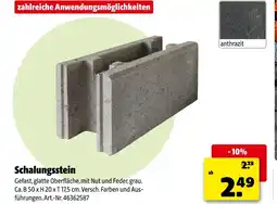 Hagebau Schalungsstein Angebot