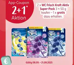 Rossmann Wc frisch kraft aktiv super-pack violett Angebot
